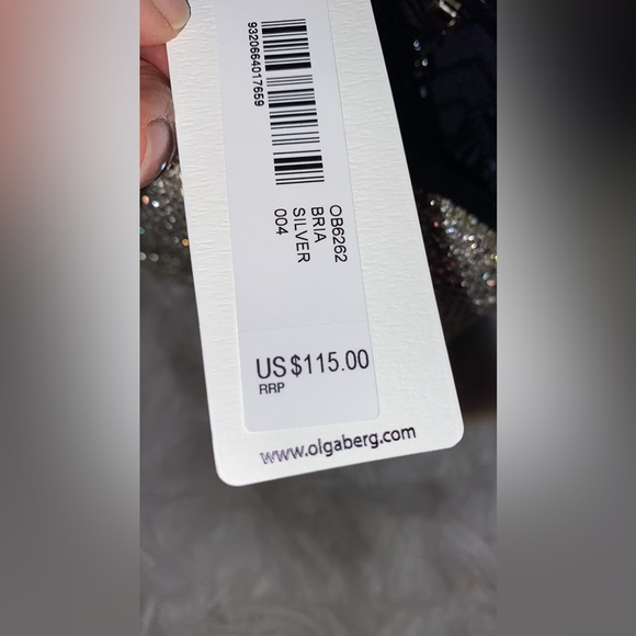 Olga Berg Bria Crystal Fringe Clutch - Picture 6 of 11